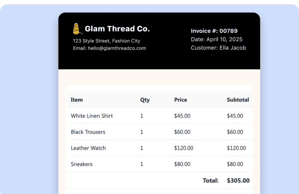 Invoice Builder